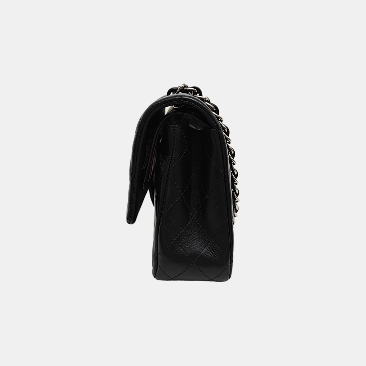 CLASSIC FLAP Medium Quilted Lambskin Black