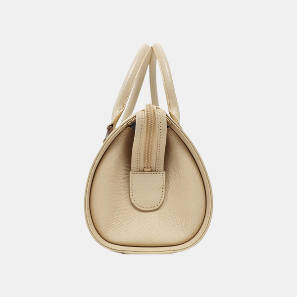 Calfskin Top Handle Bag Beige