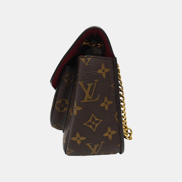 PASSY Monogram Coated Canvas Brown