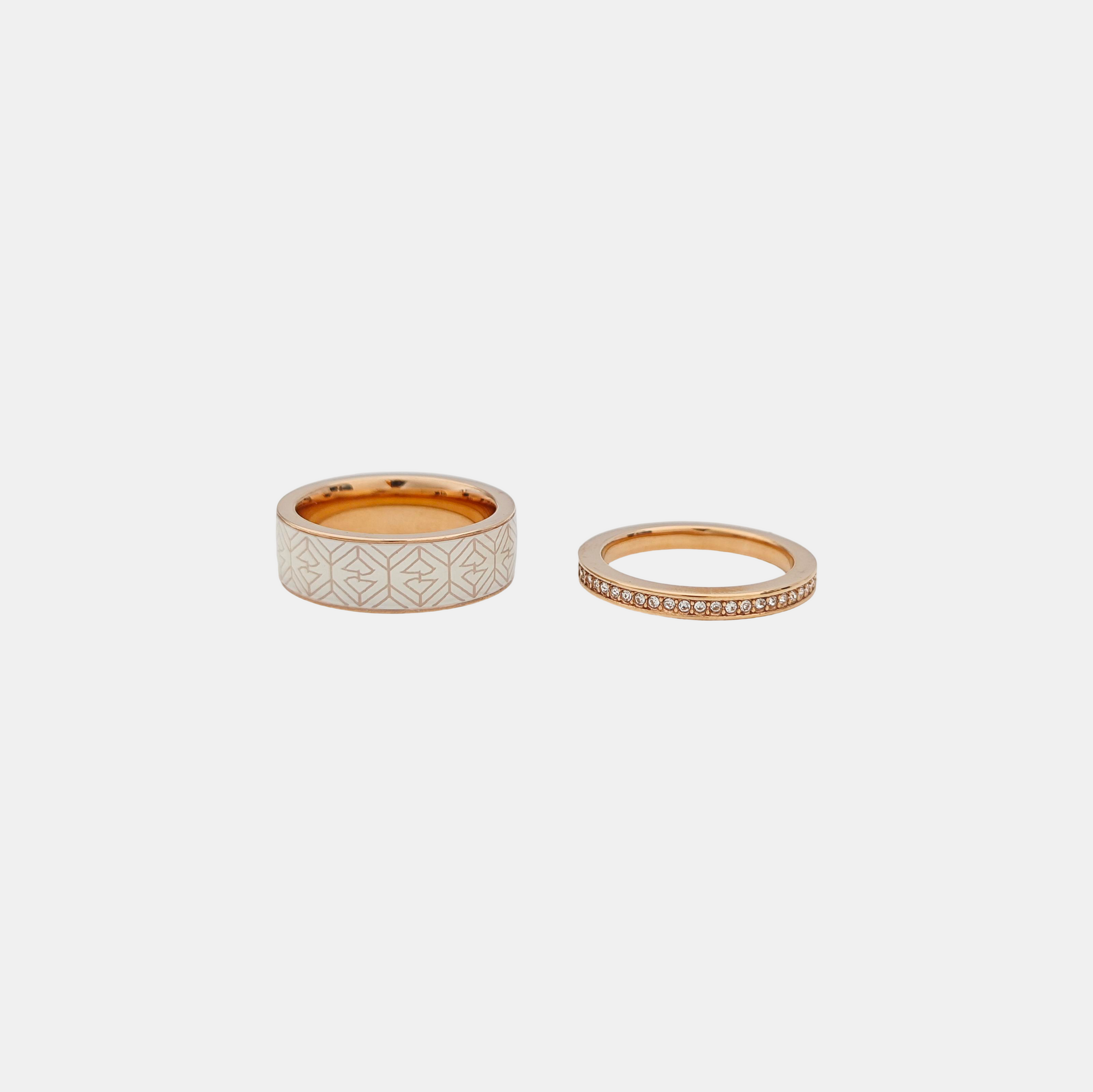 Stainless Steel Rose Gold Jewelry Set
