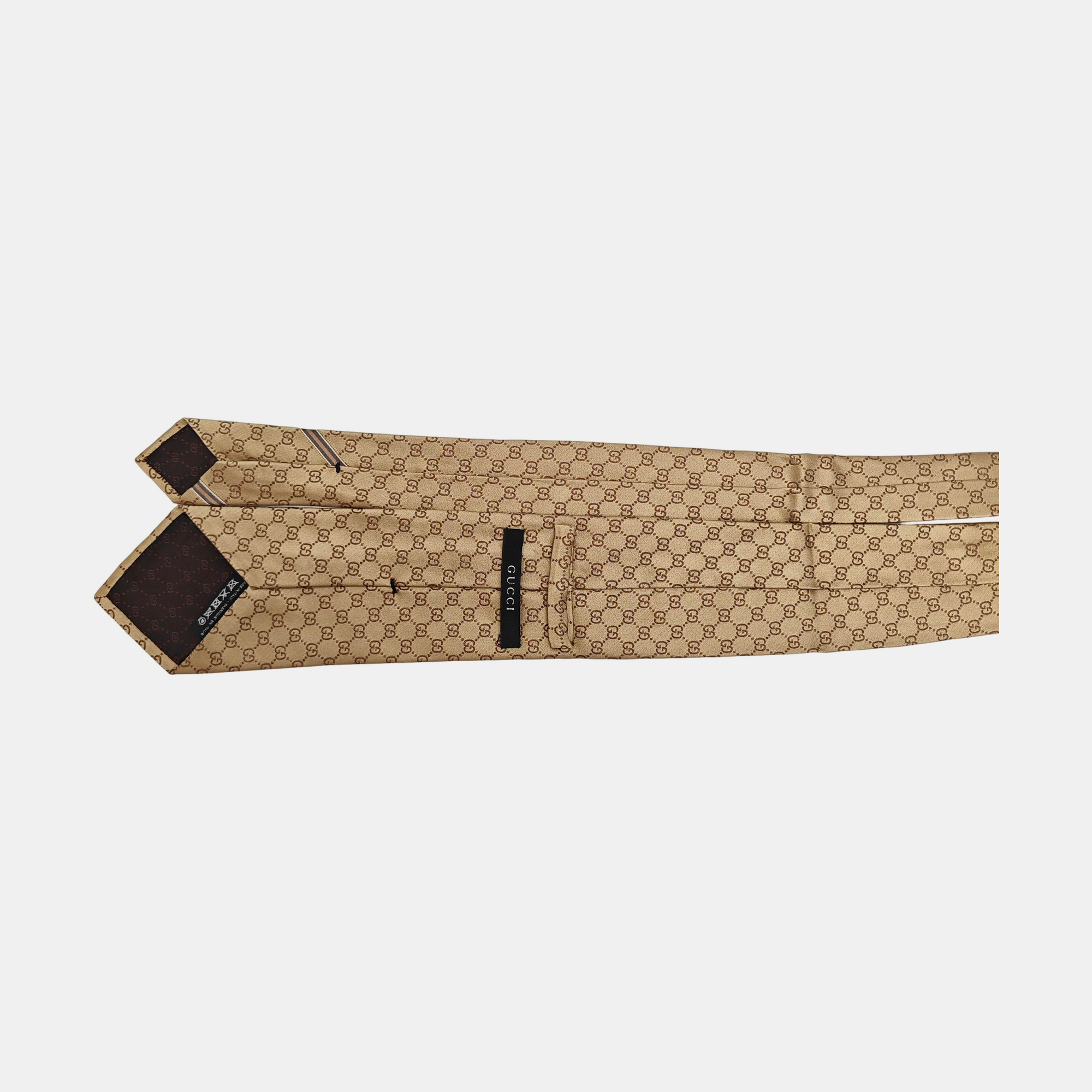 Mulberry Silk Tie Beige