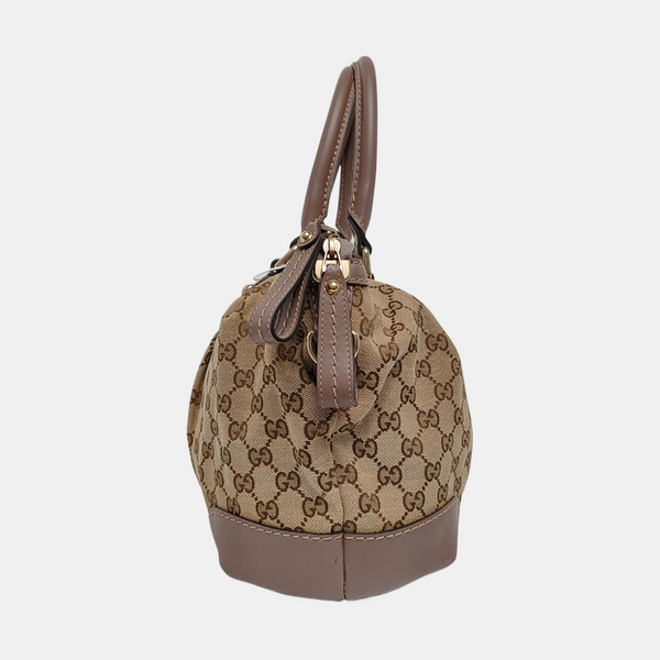 Sukey Monogram Canvas Beige