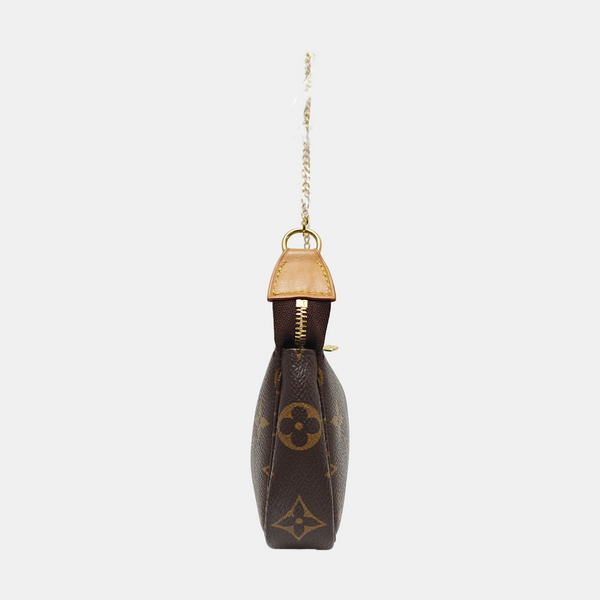 ACCESSOIRES Mini Monogram Coated Canvas Brown