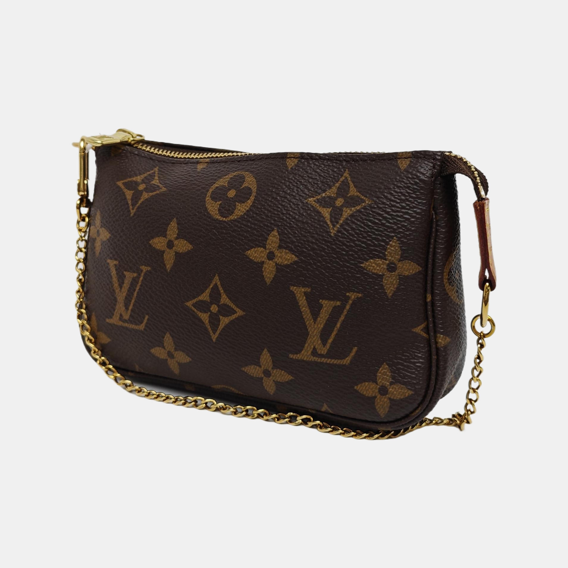 ACCESSOIRES Mini Monogram Coated Canvas Brown