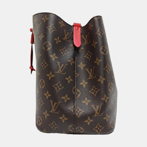 NÉONOÉ MM Monogram Coated Canvas Brown
