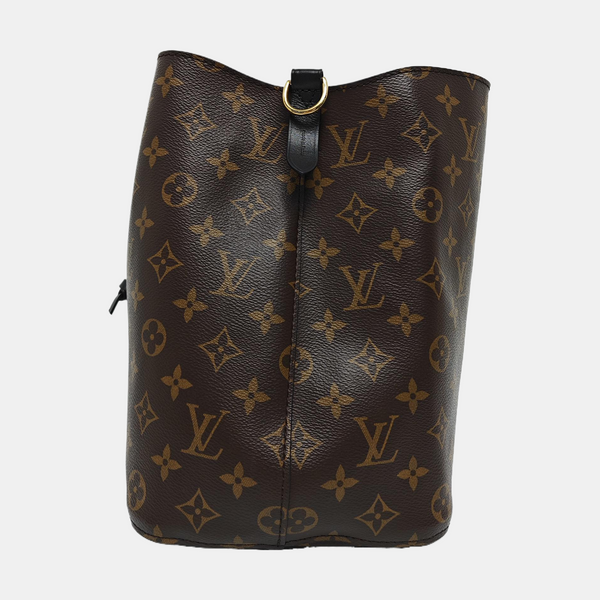 NÉONOÉ MM Monogram Coated Canvas Brown