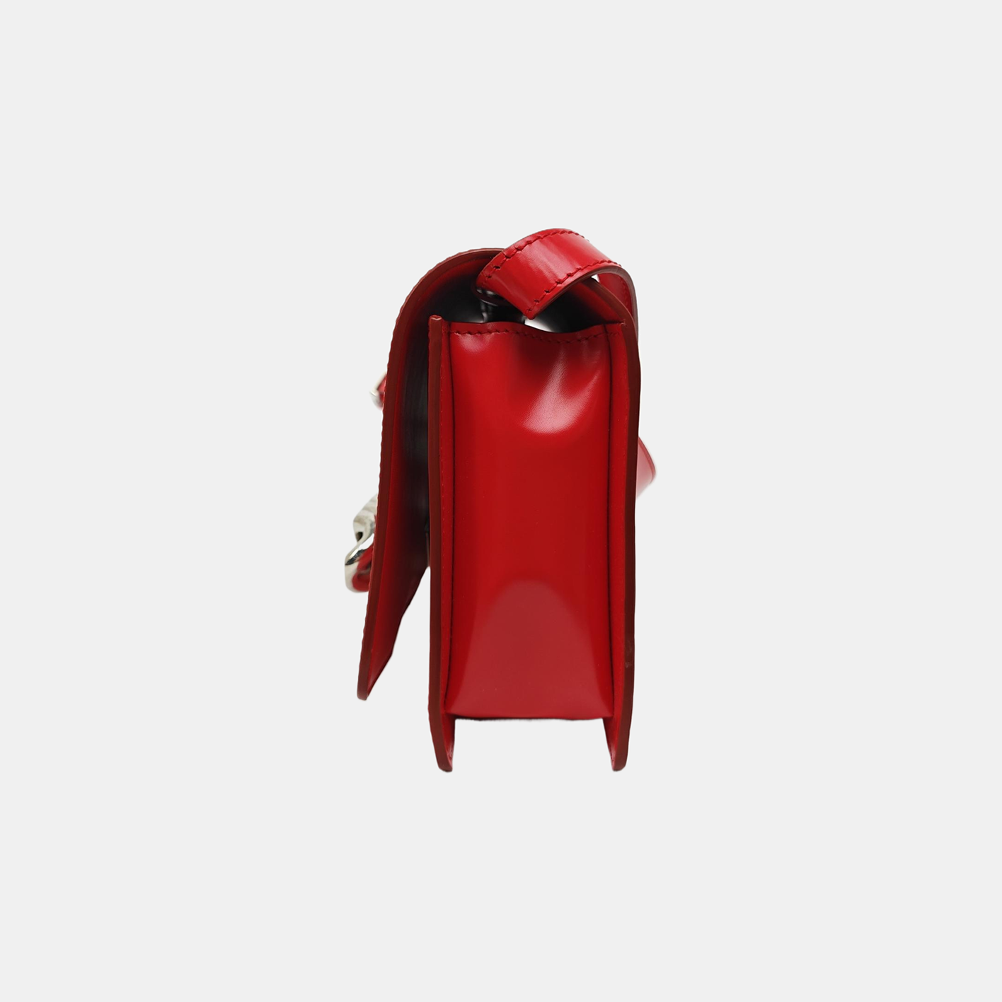 Calfskin Crossbody Bag Red