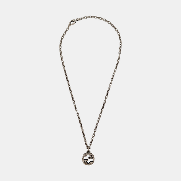 Interlocking G 925 Sterling Silver Necklace