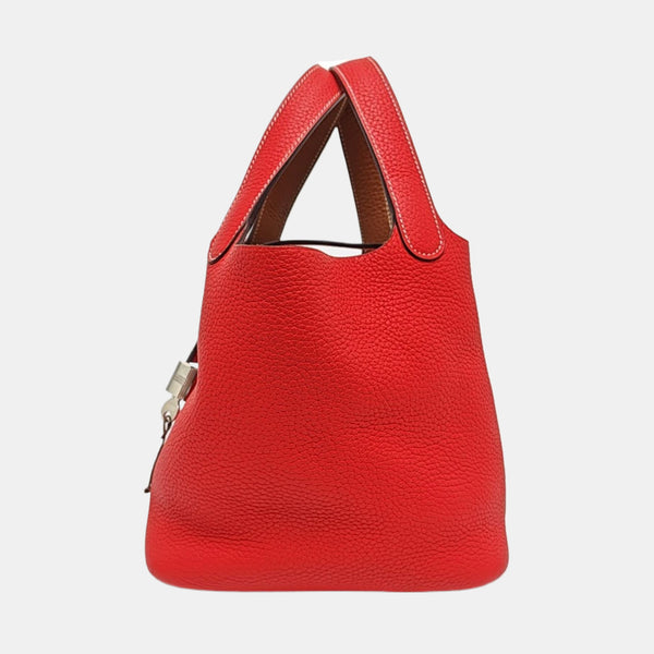 Authenticated pre-owned  Picotin Lock 18 Clemence Multicolor - Bucket Bag at Looply