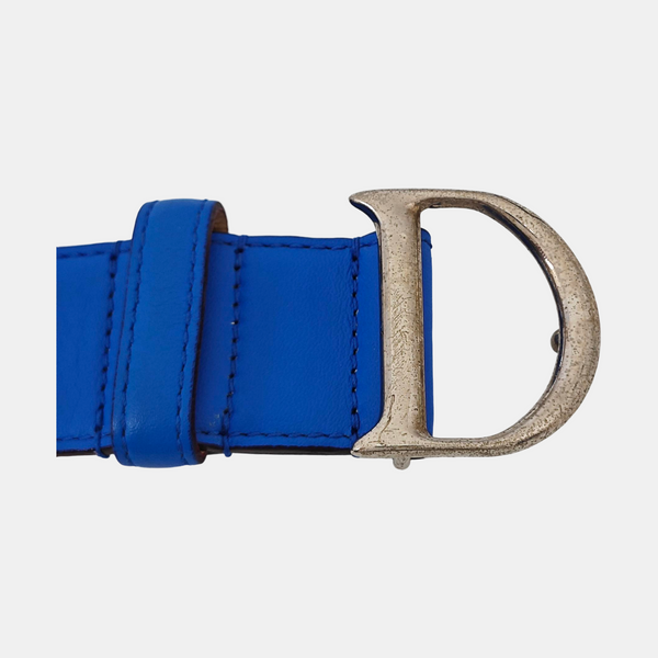 Leather Belt Blue