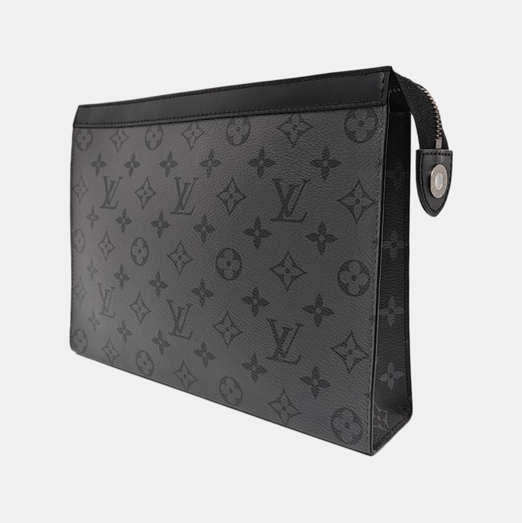 Pochette Voyag MM Monogram Coated Canvas Gray