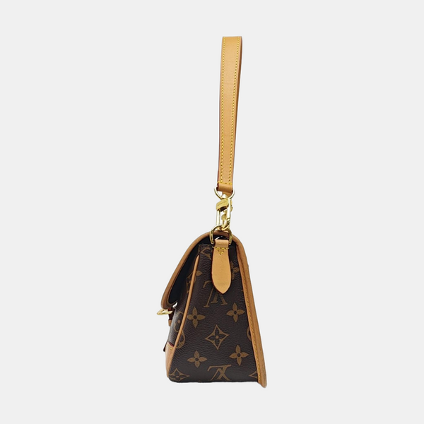 DIANE Monogram Coated Canvas Brown