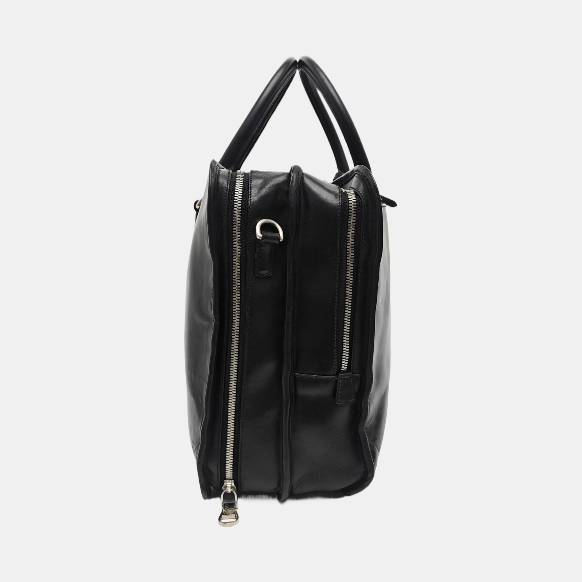 Calfskin Shoulder Bag Black