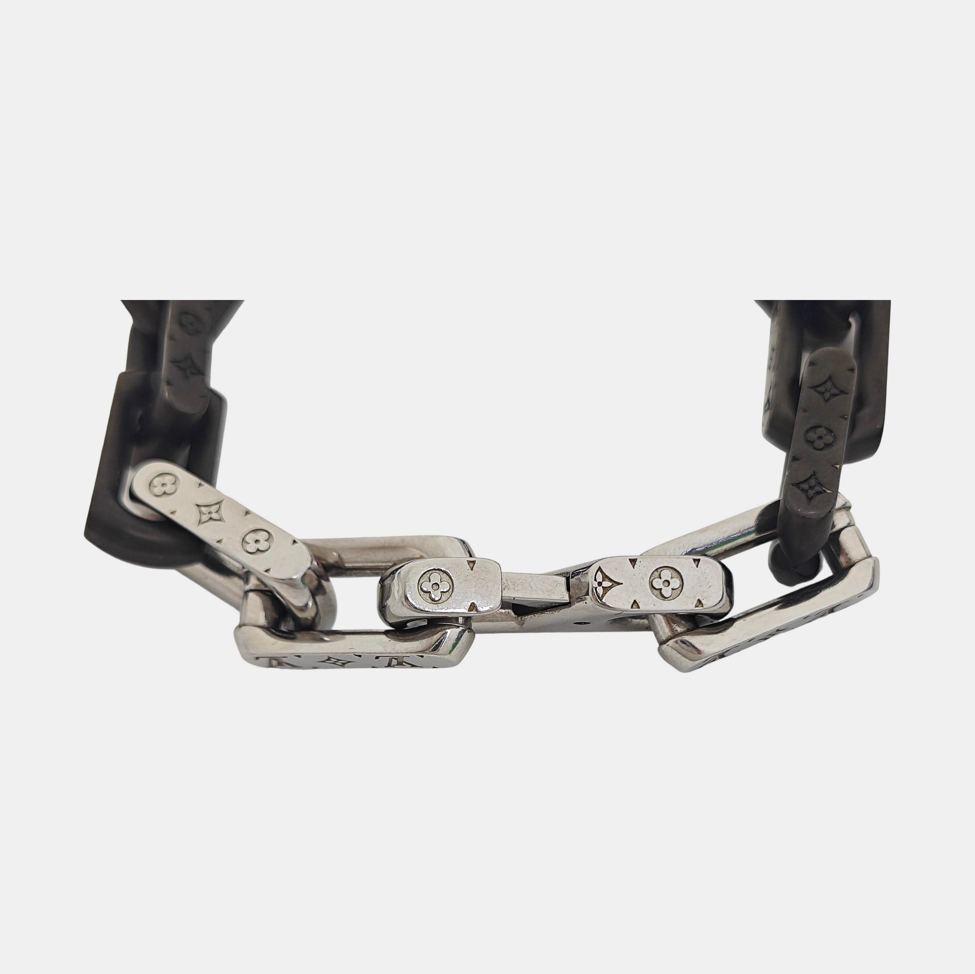 MONOGRAM CHAIN Metal Silver Bracelet