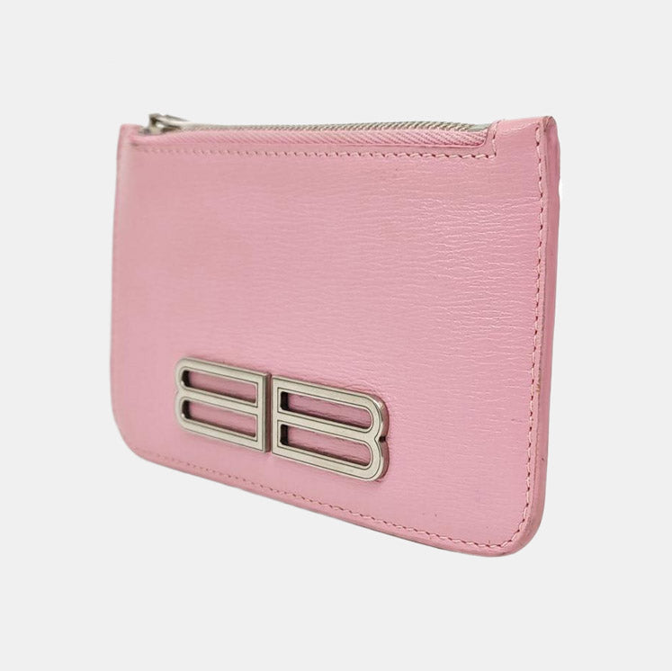 Gossip Calfskin Pink Card Holder