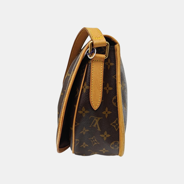 MENILMONTANT MM Monogram Coated Canvas Brown