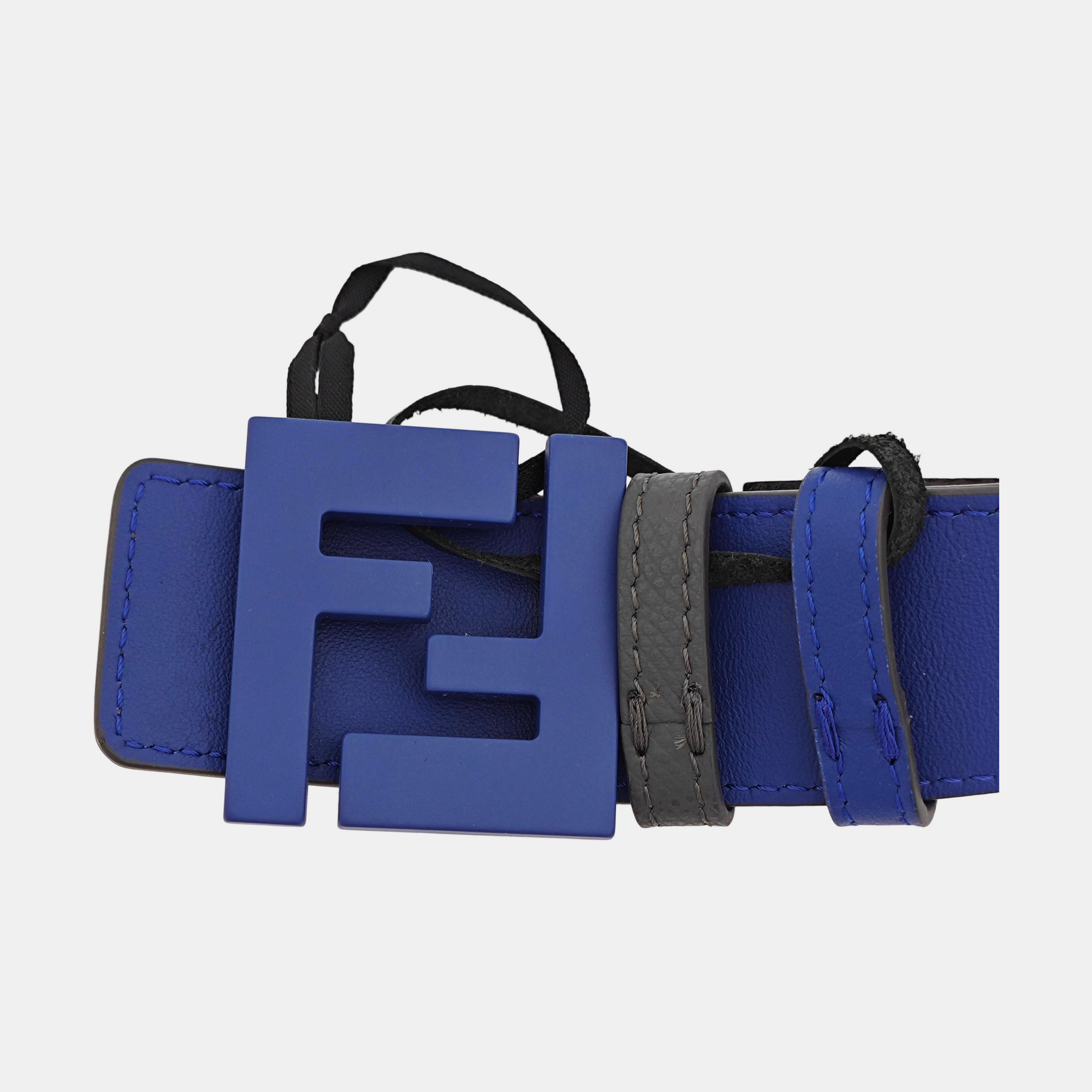 Leather Belt Blue