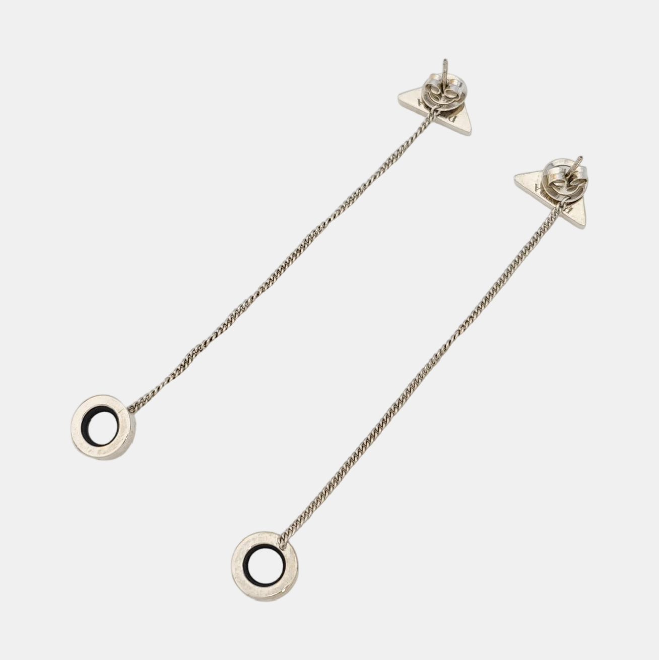 Metal Silver Earrings