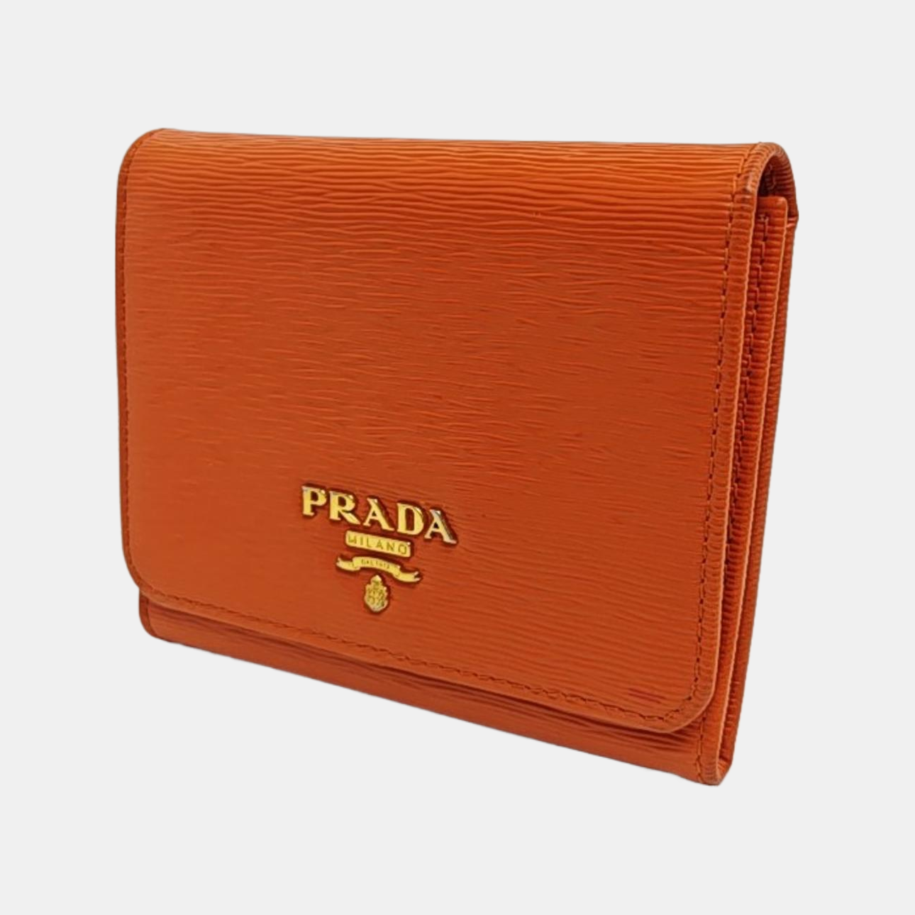 Saffiano Calfskin Wallet Orange