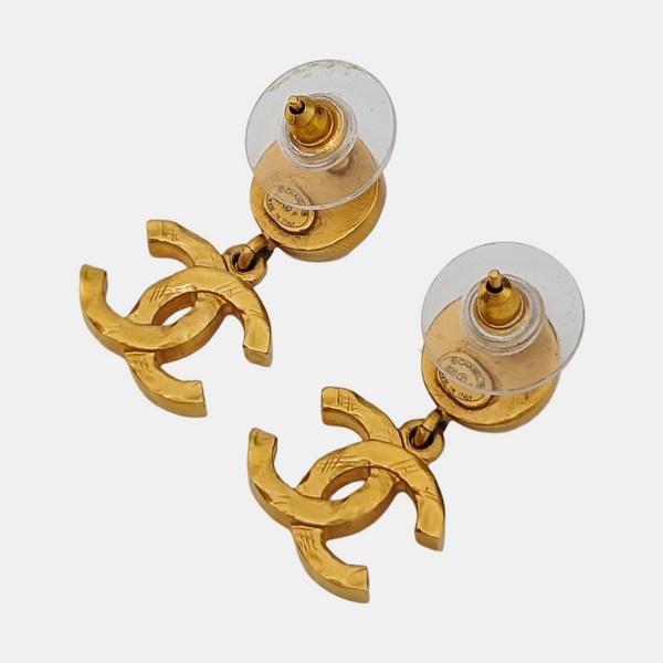 Metal Gold Stud Earrings