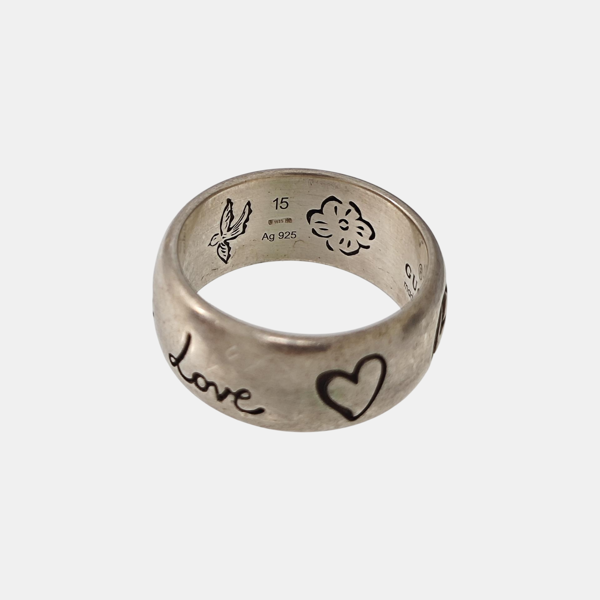 Blind For Love 925 Sterling Silver Ring HK 15