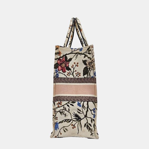 Book Tote Large Canvas Multicolor