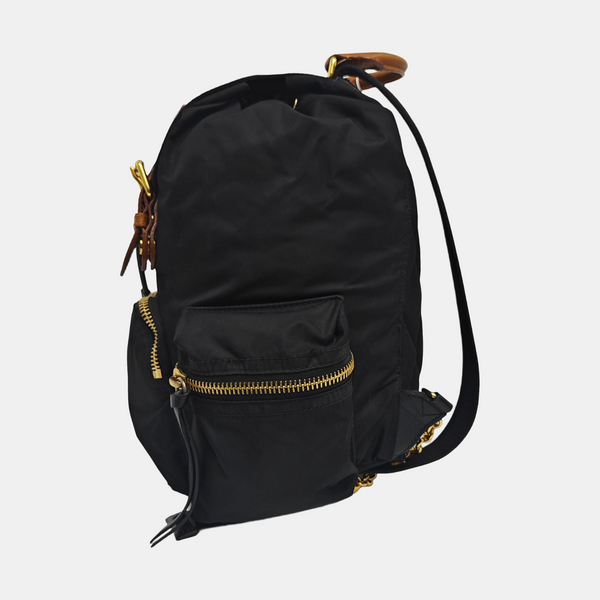 The Rucksack Large Nylon Black