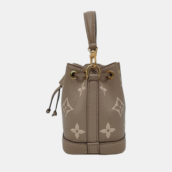 NOÉ Nano Monogram Calfskin Gray