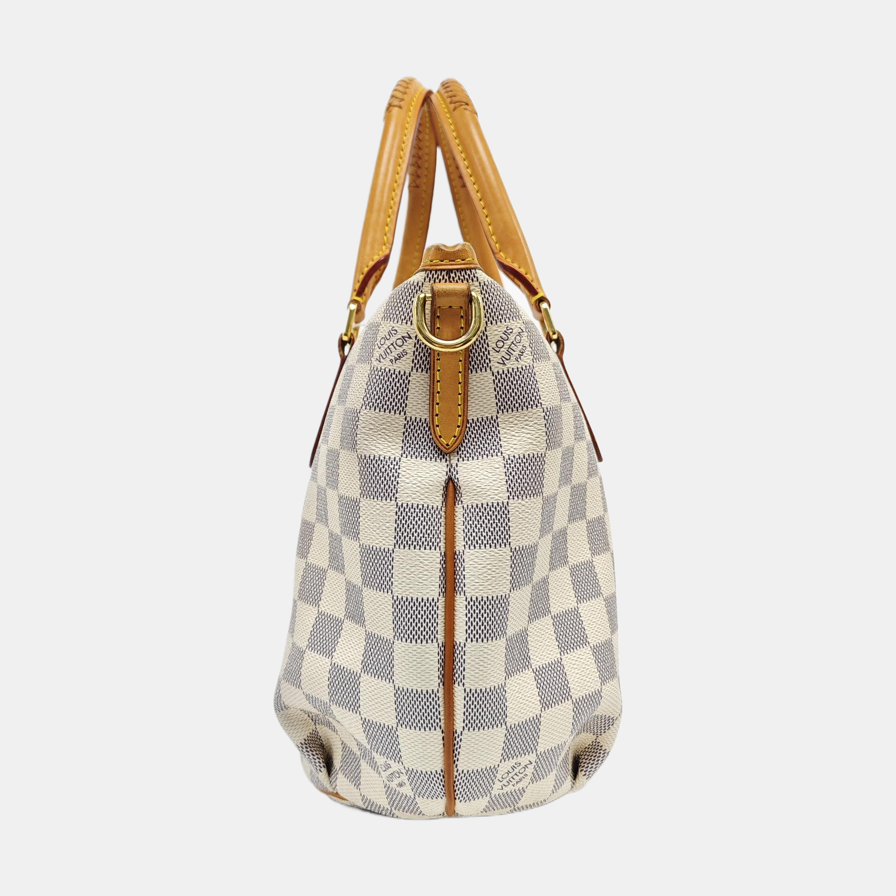 RIVIERA PM Damier Azur Coated Canvas White