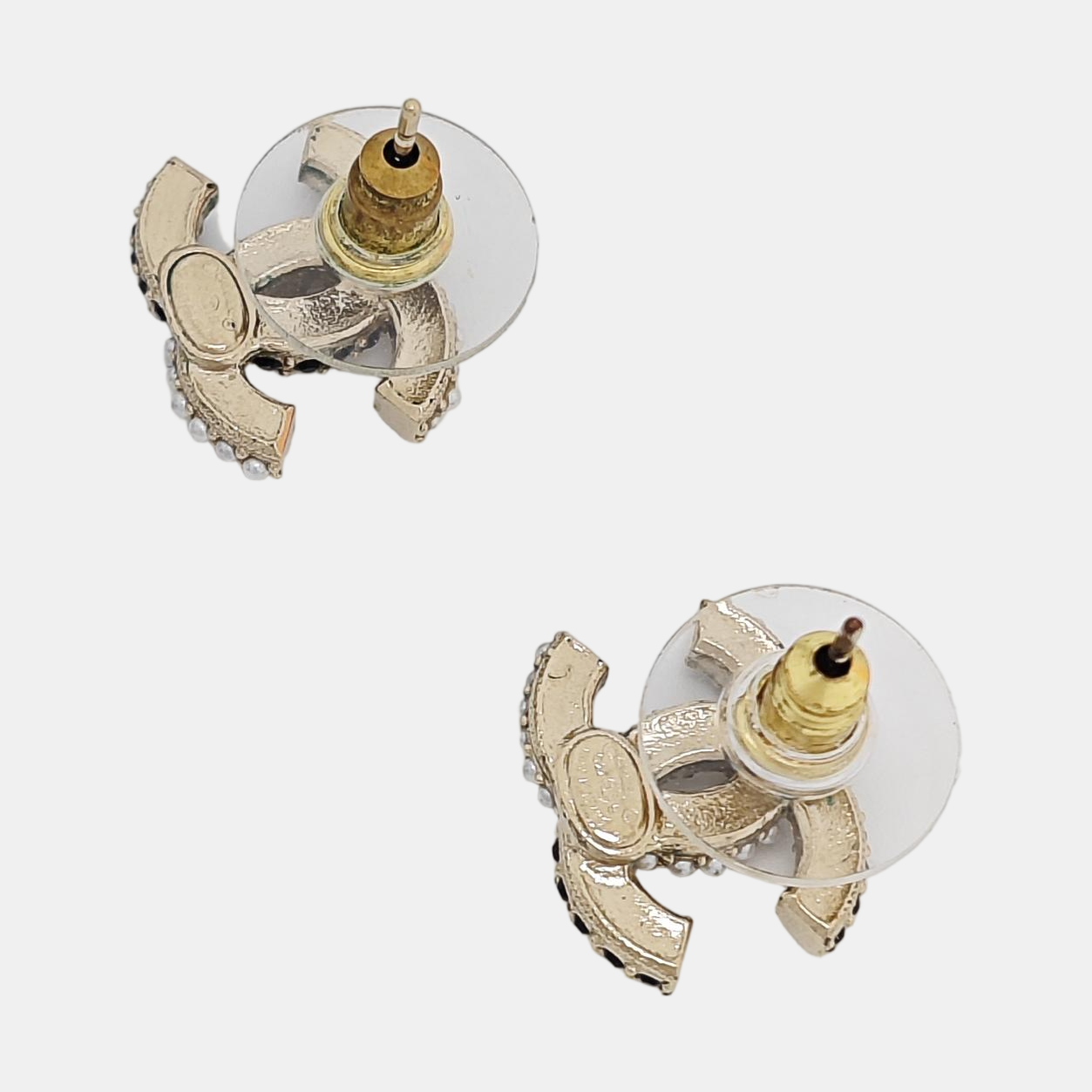 Metal Gold Stud Earrings