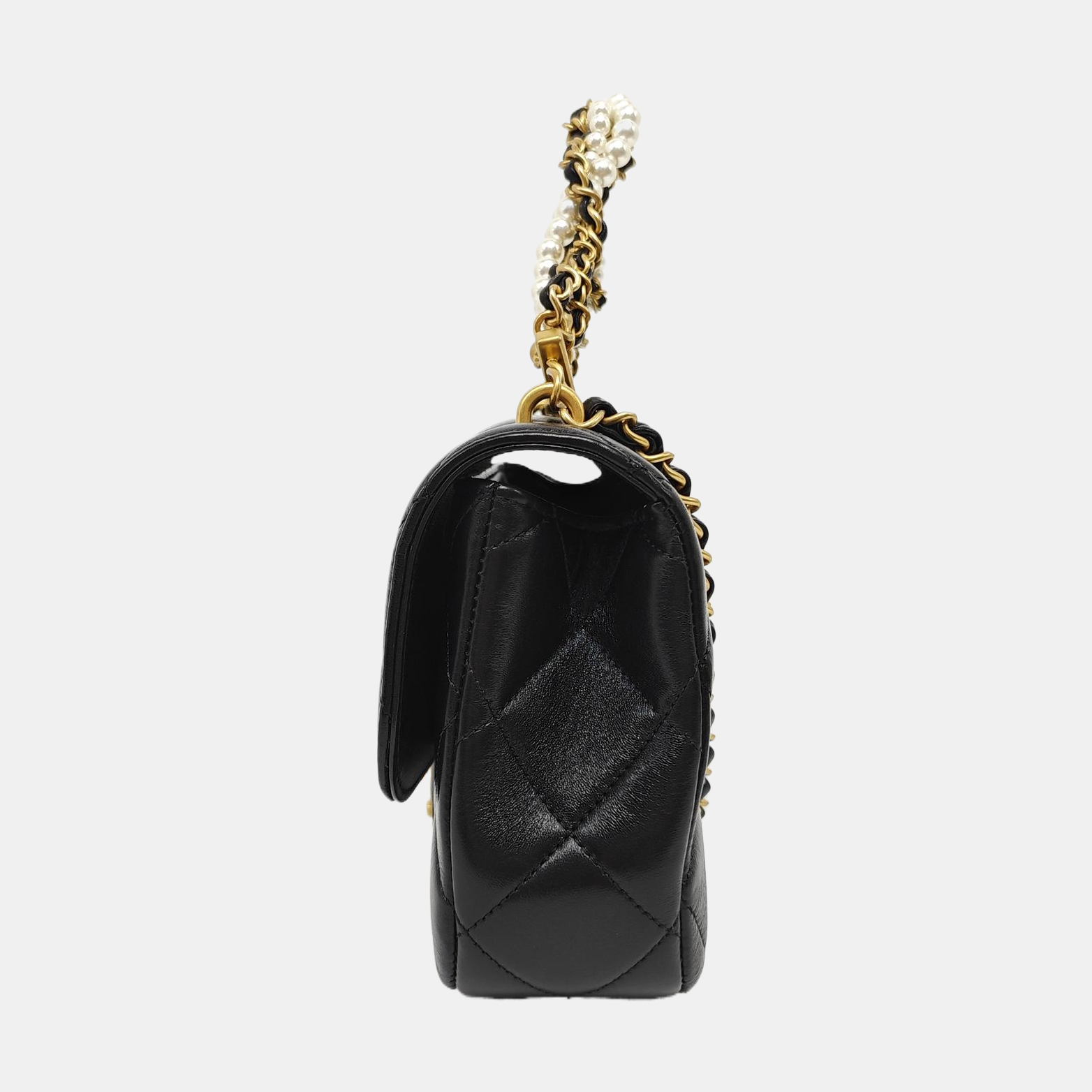 Quilted Lambskin Black