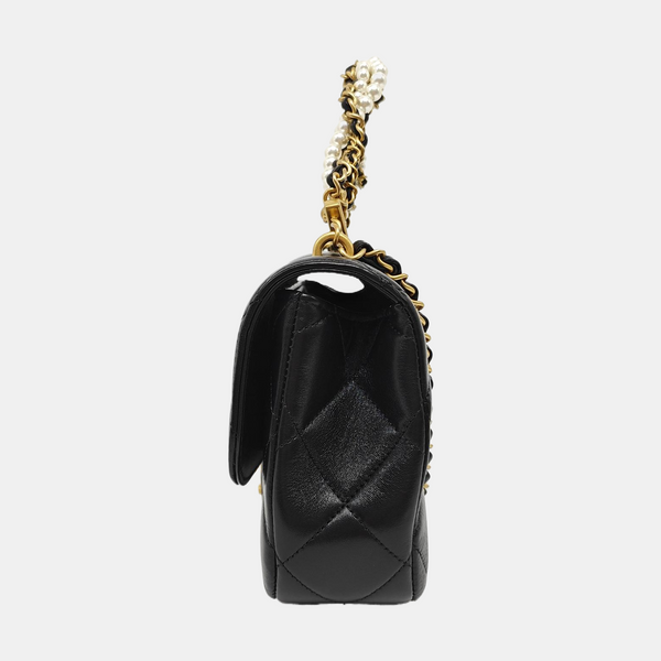 Quilted Lambskin Black