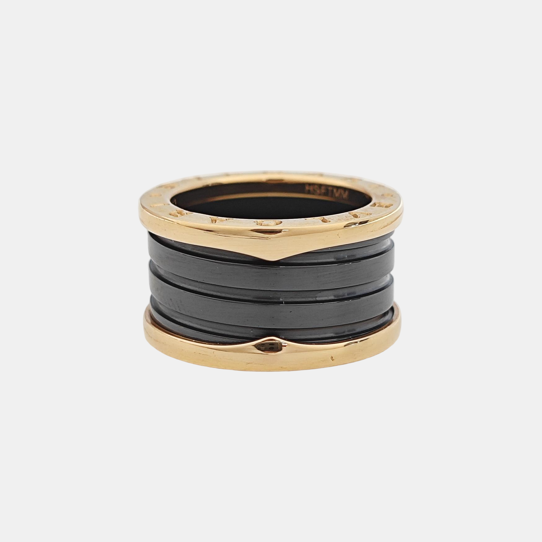 B.ZERO1 18k Rose Gold Ring EU 53