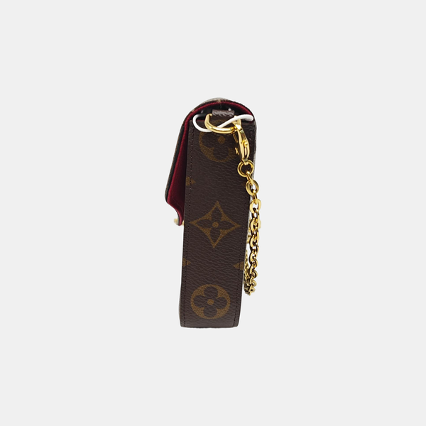 FÉLICIE Monogram Coated Canvas Brown