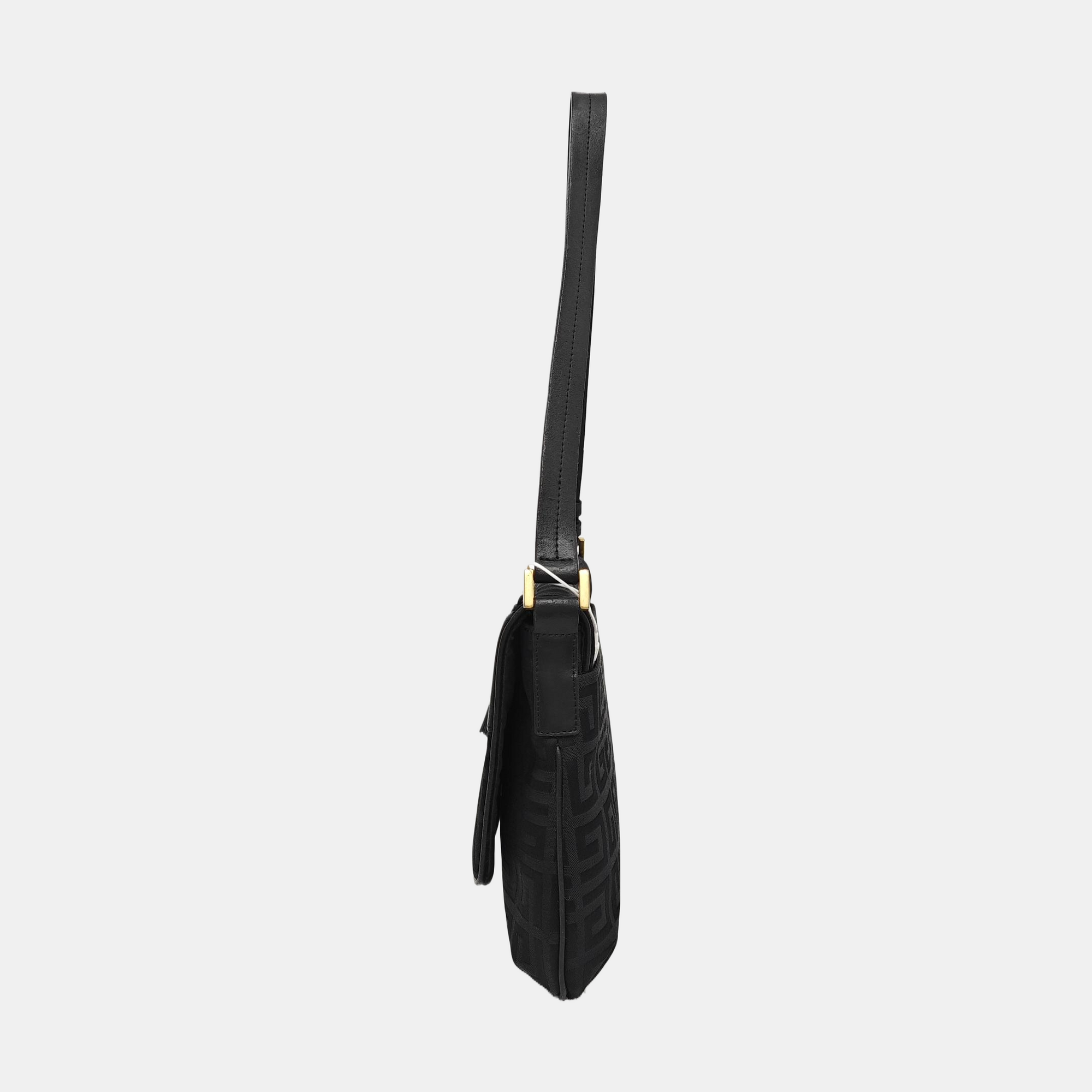 Canvas Top Handle Bag Black
