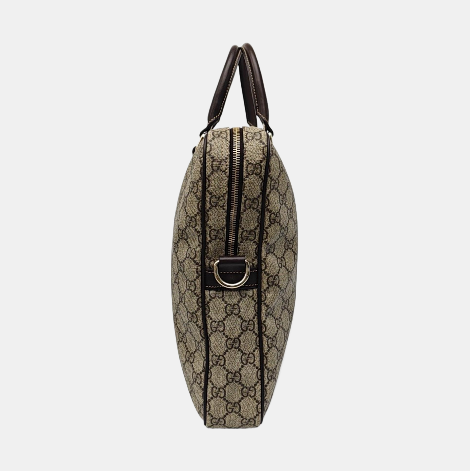 Duffle Monogram Coated Canvas Beige