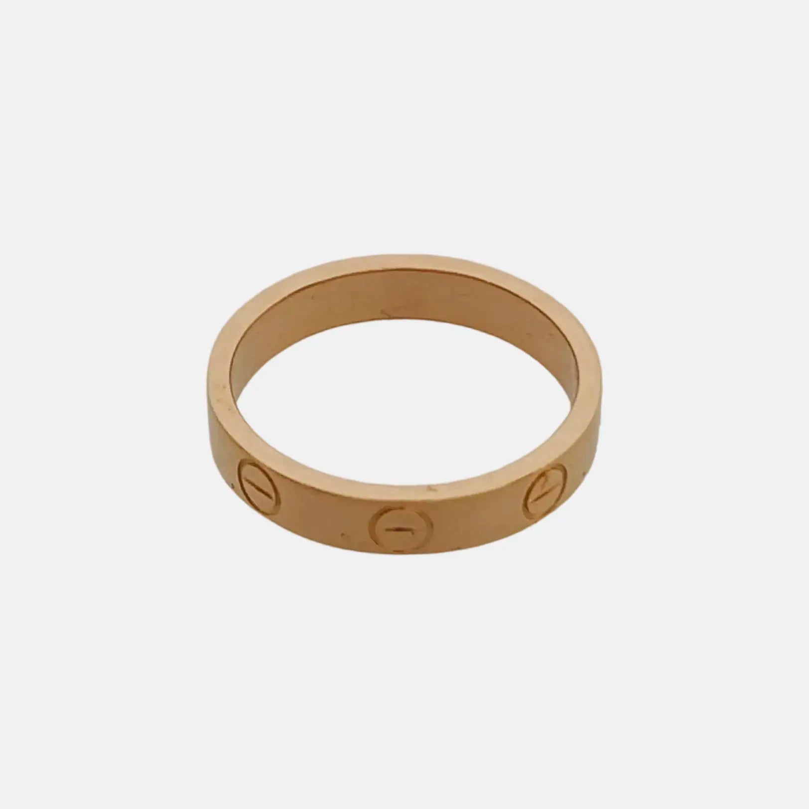 LOVE 18k Rose Gold Ring EU 50