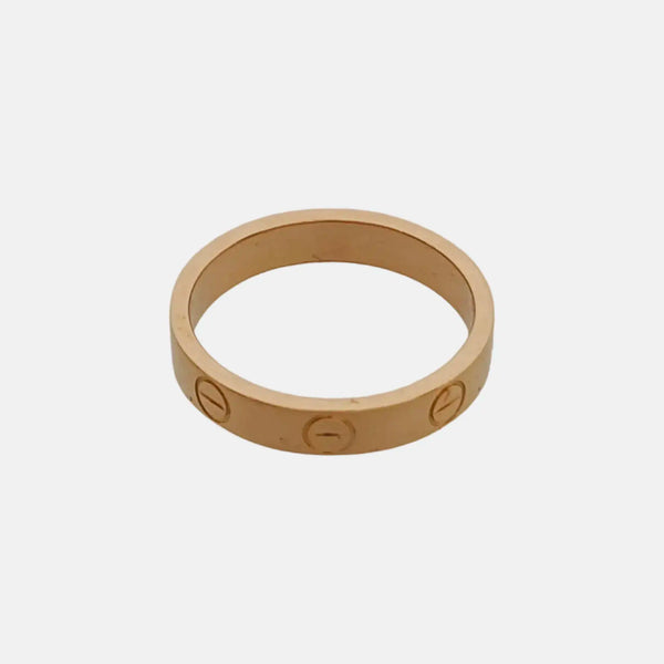 LOVE 18k Rose Gold Ring EU 50