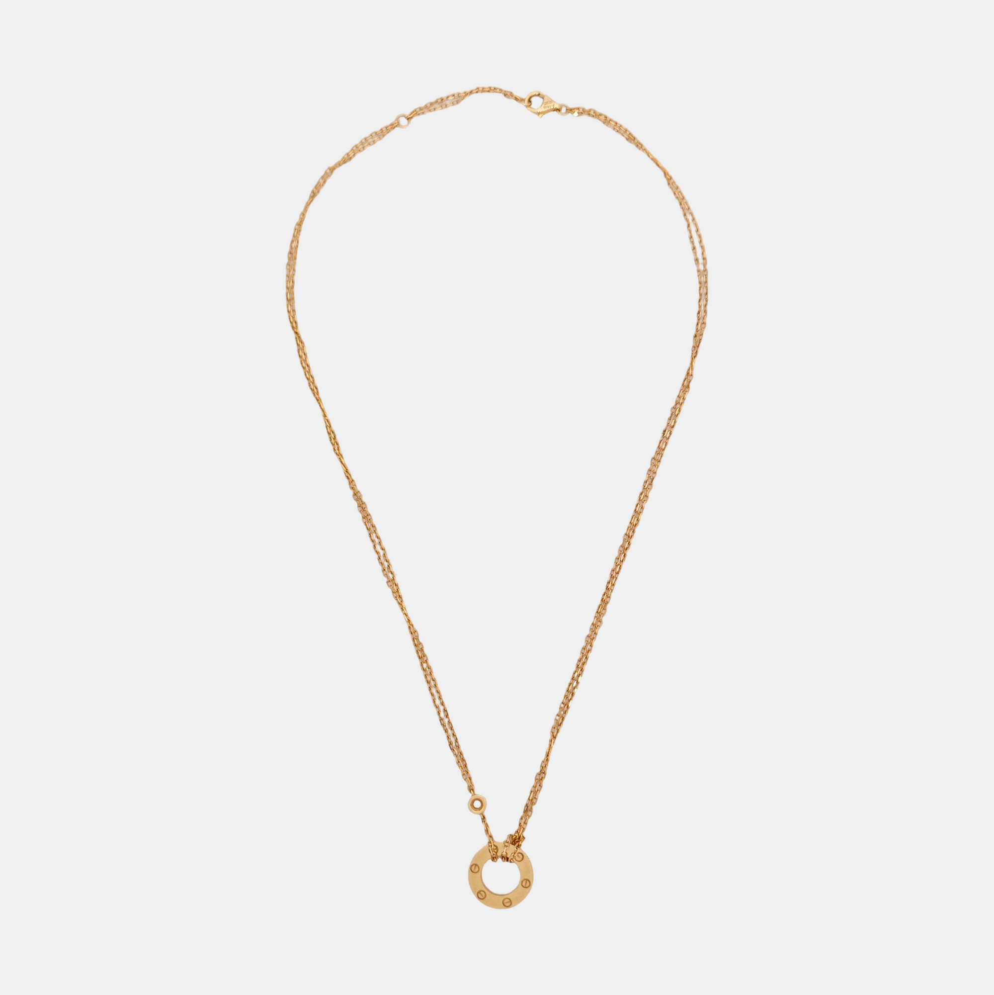 LOVE 18k Rose Gold Necklace