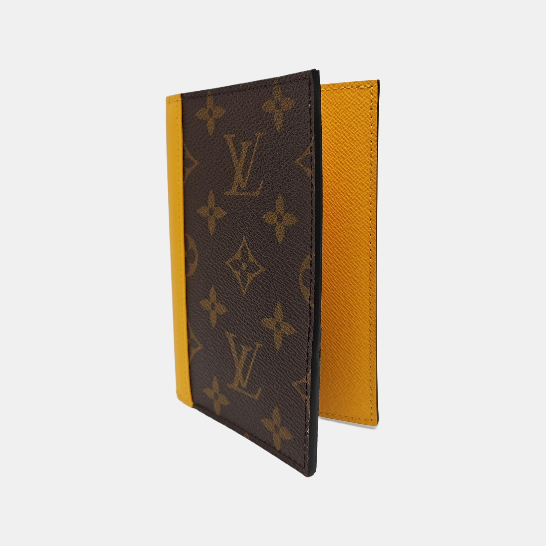 BRAZZA Monogram Coated Canvas Brown Card Holder