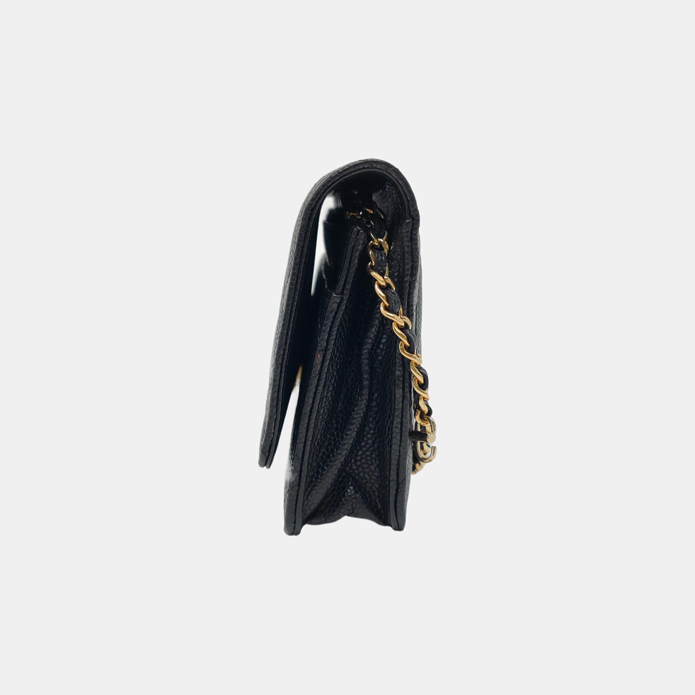 WOC Quilted Grained Calfskin Black
