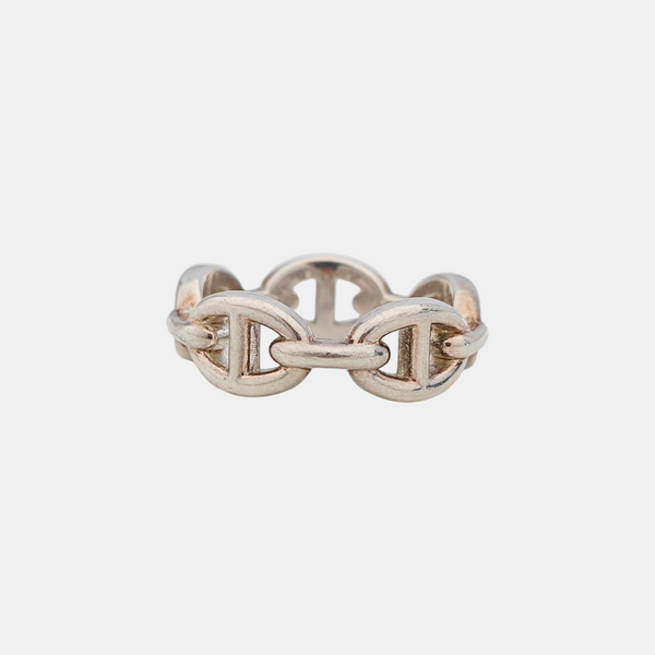 Chaine D'ancre Enchainee 925 Sterling Silver Ring EU 56