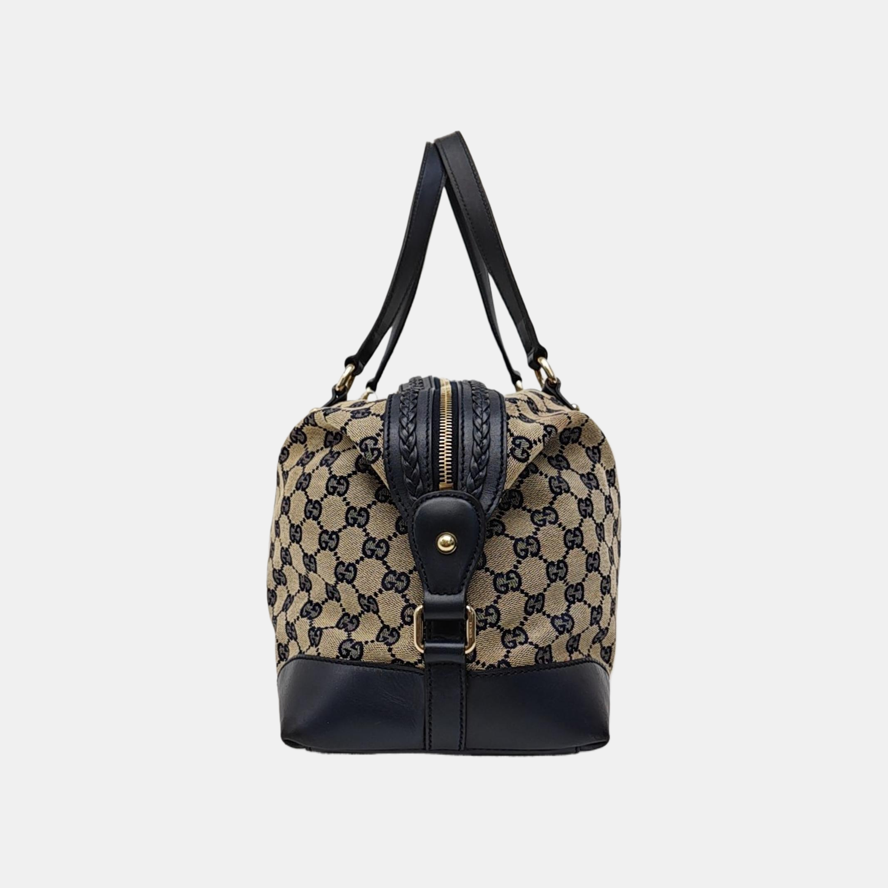 Monogram Canvas Top Handle Bag Beige