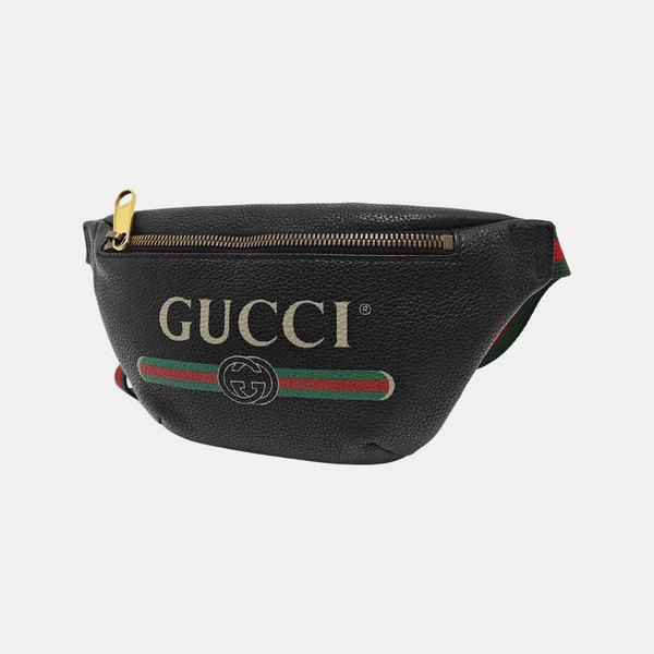Print Small Calfskin Black