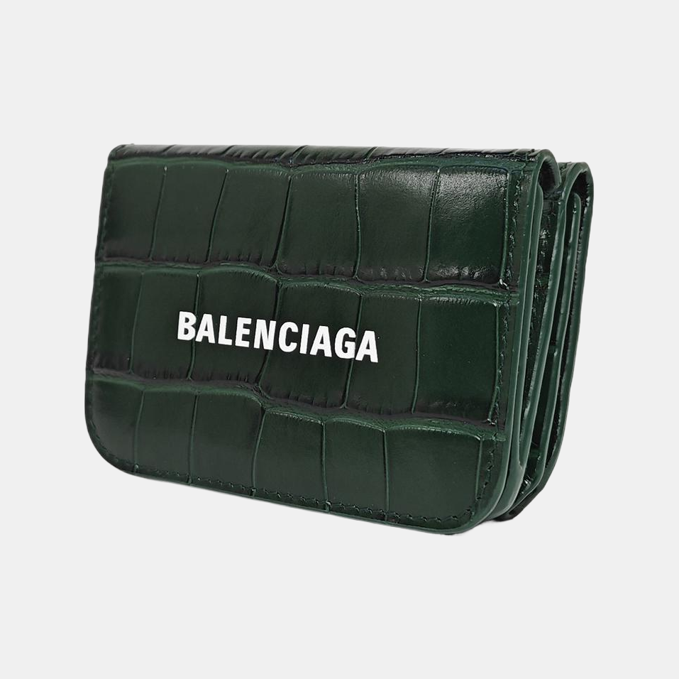 Cash Calfskin Green Wallet