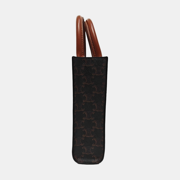 CABAS CELINE Mini Coated Canvas Brown