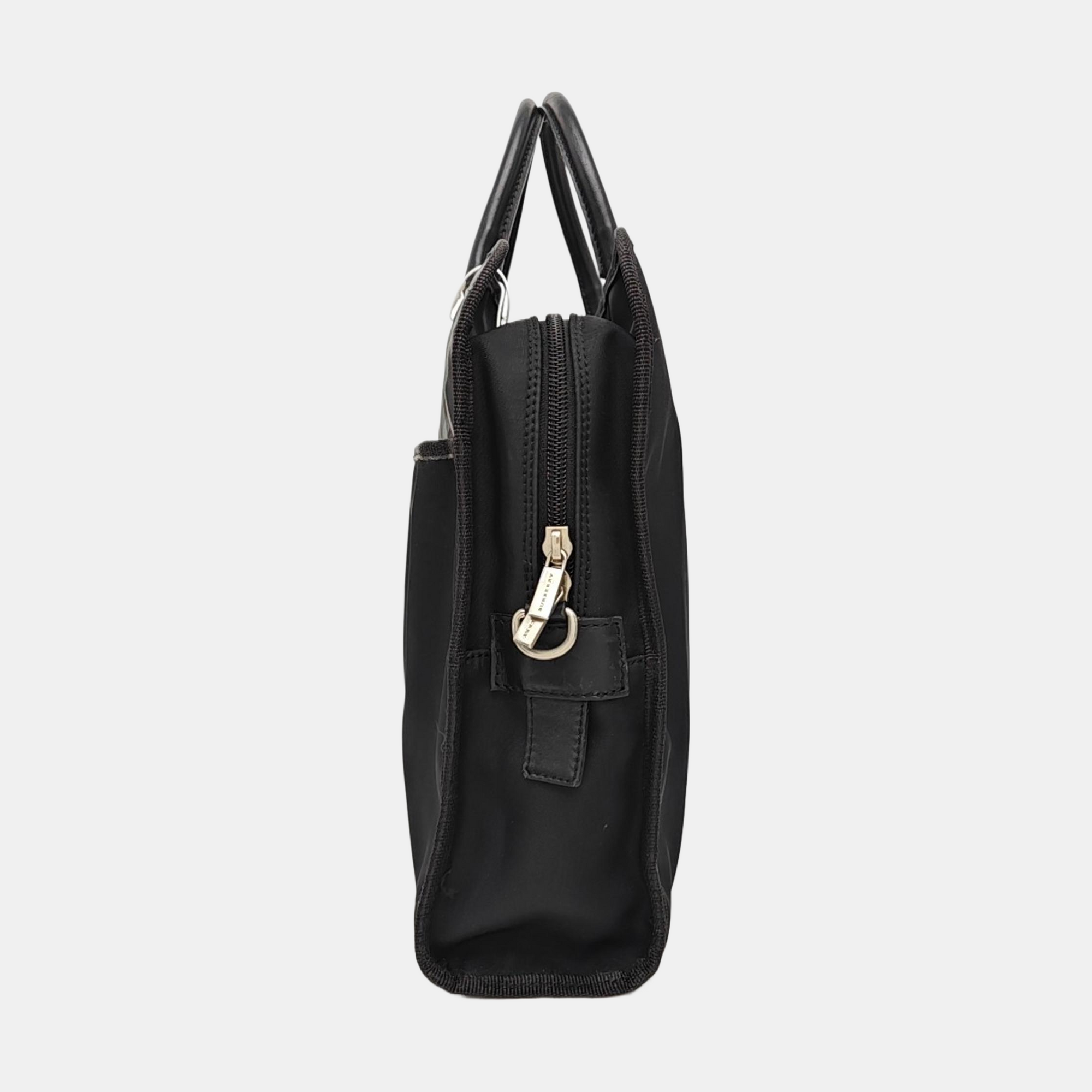 Nylon Shoulder Bag Black