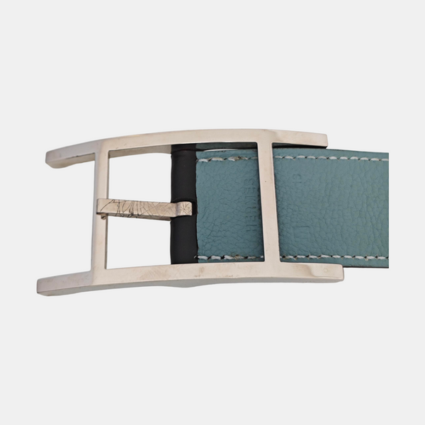 Leather Belt Blue