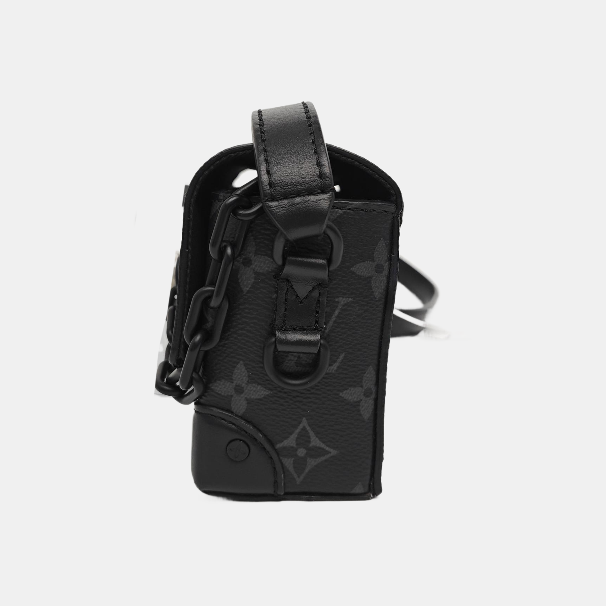 STEAMER Mini Monogram Coated Canvas Black