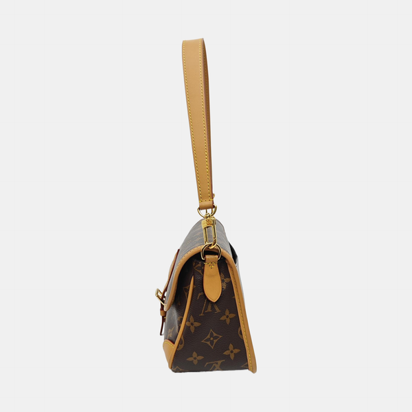 DIANE Monogram Coated Canvas Brown